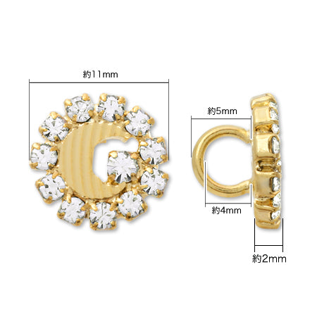 ボタン ウェーブカット ムーン クリスタル/RC【アウトレット】