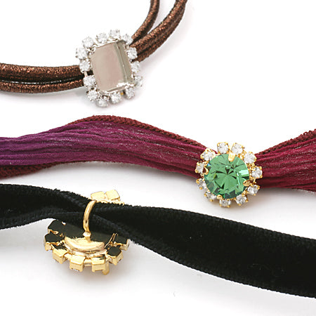 石座付ボタン #4228 クリスタル/RC【アウトレット】