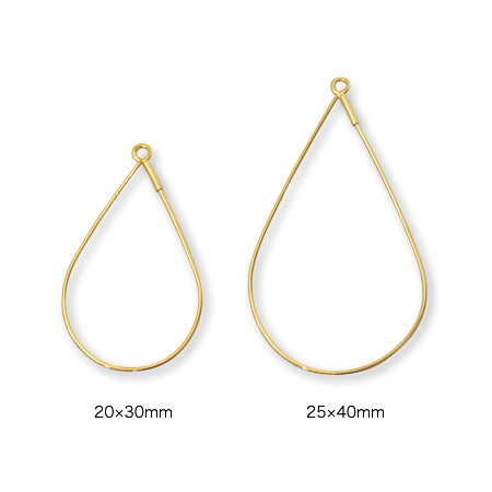 Wire hoop drop rhodium color