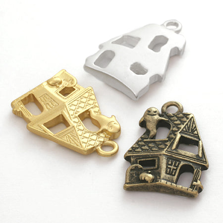 チャーム ハロウィンハウス マットシルバー