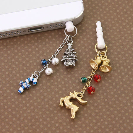 Charm gallop reindeer matte silver