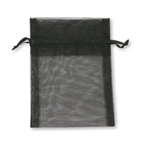 オーガンジーバッグ角平 黒