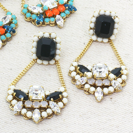 樹脂連爪 ホワイトオパール/G