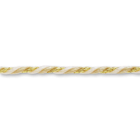 昇苑くみひも 三撚紐 金