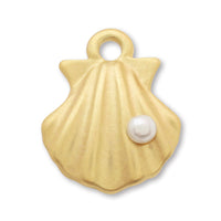 Charm Marine Pearl Shell Matte Gold