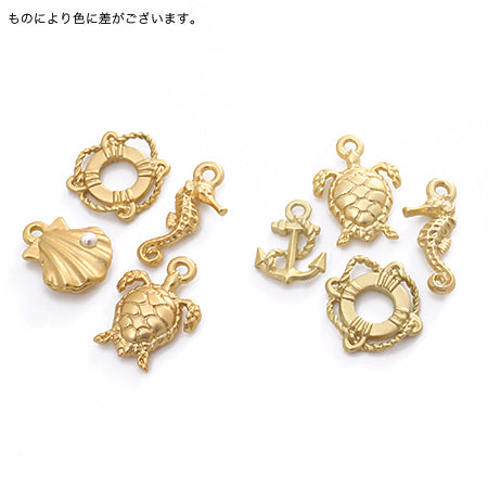 Charm Marine Pearl Shell Matte Gold