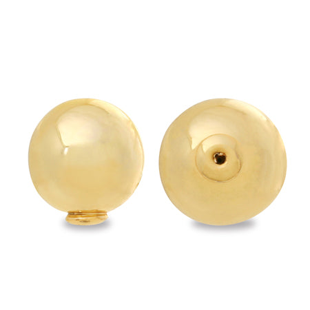 Resin pearl catch metallic gold