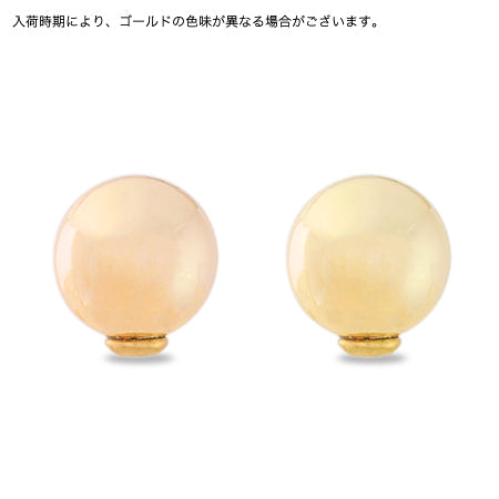 樹脂パールキャッチ メタリックゴールド