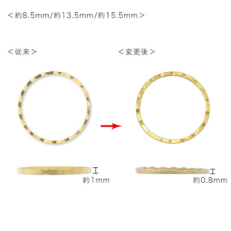 ヒキモノリング スパークル ゴールド