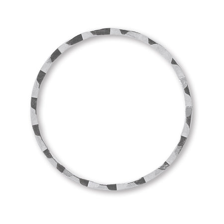 HKismonorling spiral rodium color