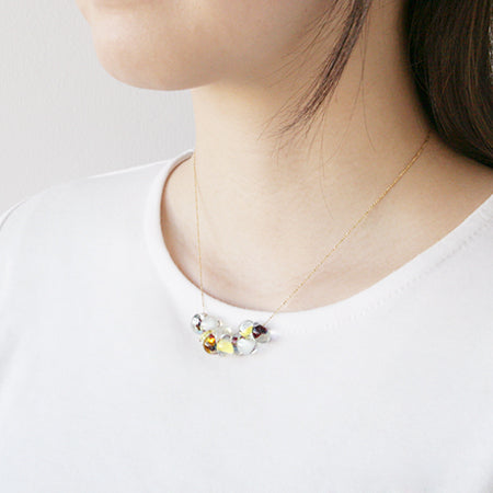 Slide chain necklace 120SFDC.TW gold