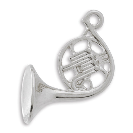 Charm horn rhodium collar