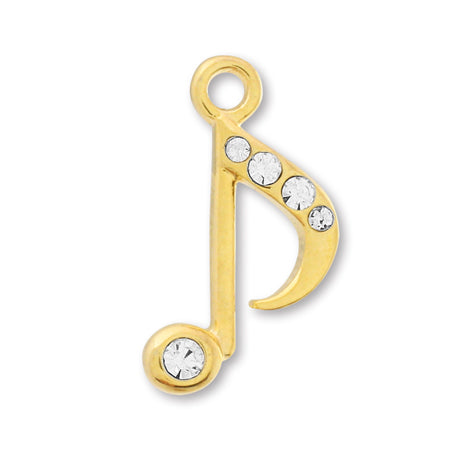 Charm 8th note crystal/G