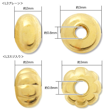 Spacer L3 with streaks gold