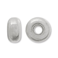 Spacer L4 plain rhodium color