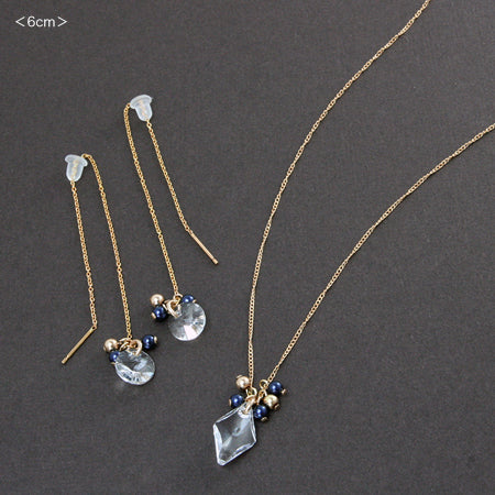 American earring Adzuki chain