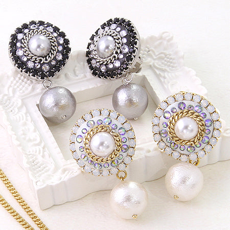 貴和クリスタル #5818 片穴 クリーム