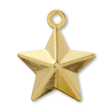Press charm star gold