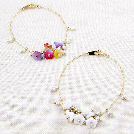 Czech Belflower Silk White Pearl