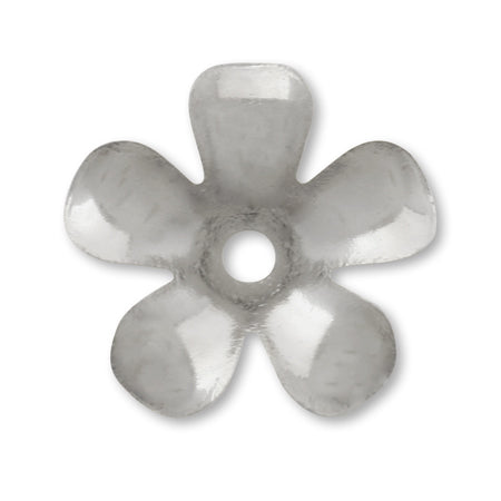 Metal Flower Flower, 5-valve Rodium-Color