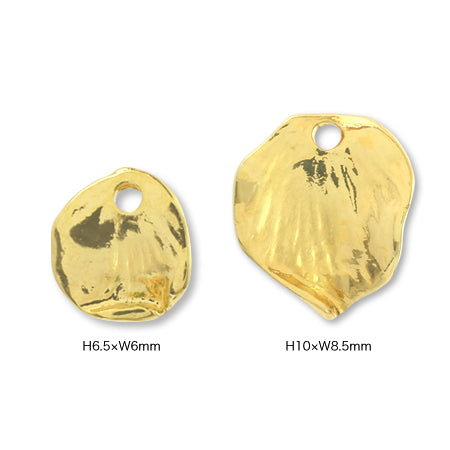 Charm botanical petals rhodium color