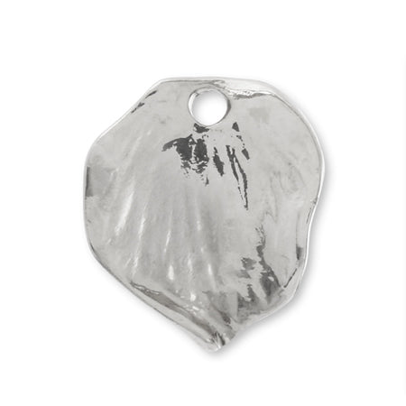 Charm botanical petals rhodium color