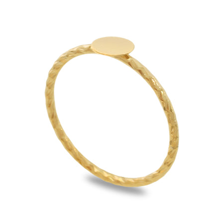 Ringdai pattern line: 5mm gold with a coatting