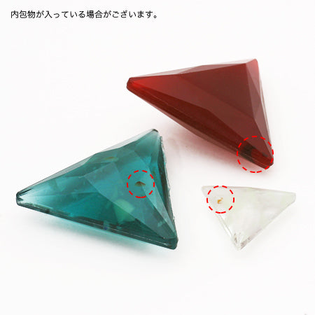 アクリル ドイツ製 トライアングル(無穴) べっ甲【アウトレット】