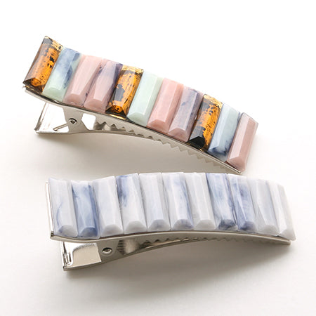 アクリル ドイツ製 レクタングル(無穴) ホワイトグレーマーブル【アウトレット】