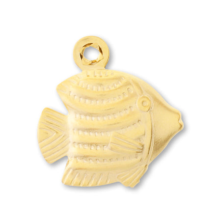 brass pleschum tropical fish, matting gold.