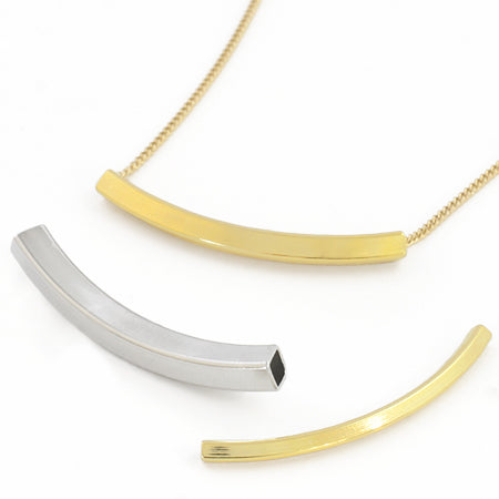 デザイン曲パイプ ひし型 ゴールド【アウトレット】