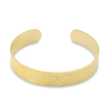 Board bangle hairline gold