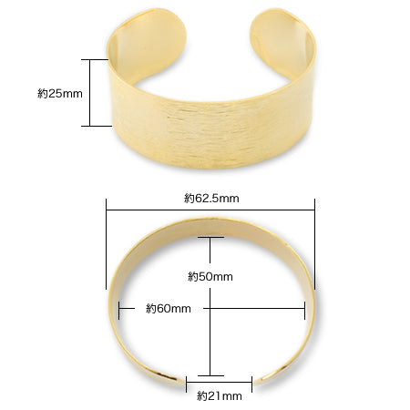 Board Bangle hair line rhodium color