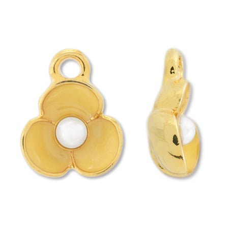 チャームフラワー ブライダルベール エポ付 ホワイト/G