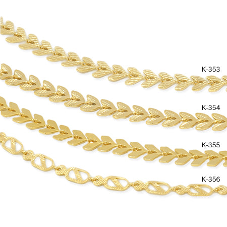 Chain K-353 Rhodium color
