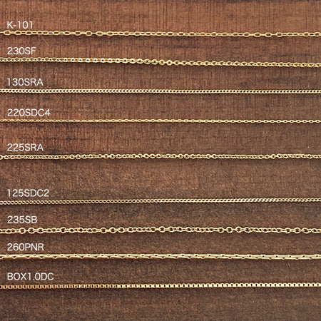 Chain 260PNR rhodium color