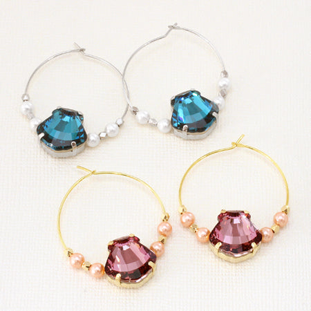ピアス ワイヤーフープNo.2 ゴールド