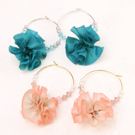Earrings wire hoop No.2 gold