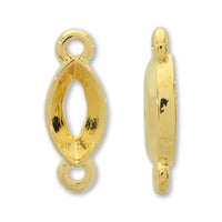 Cast stone seat #4228 with 2 rings gold