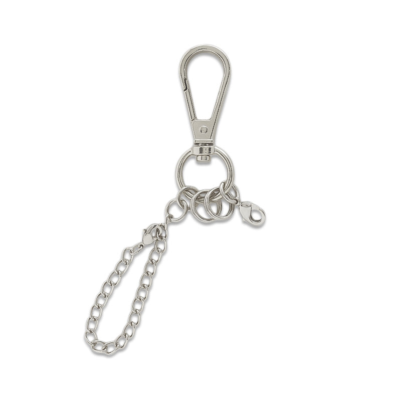 Bag/Key Charm No. 2 Rodium Color/Nickel