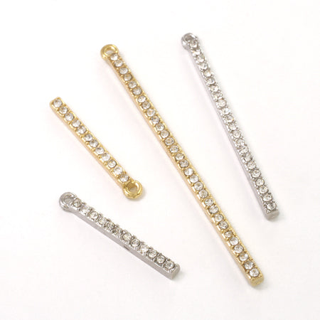 メタルスティック石付 1カン クリスタル/RC