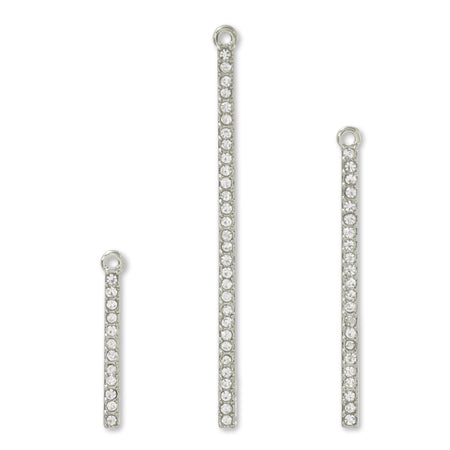 メタルスティック石付 1カン クリスタル/RC