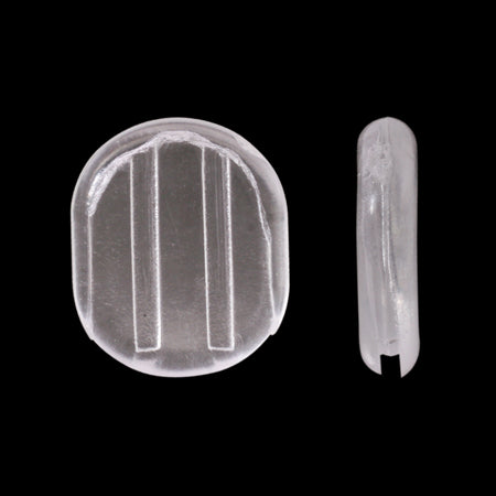 蝶バネイヤリング用ゴム サック 丸皿9mm用 クリア