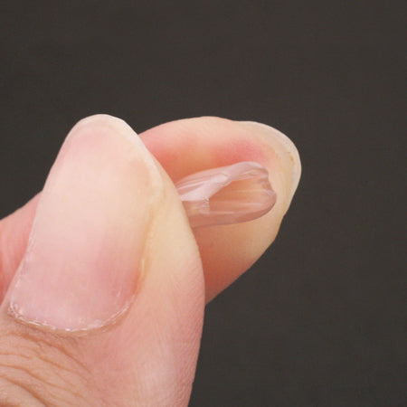 蝶バネイヤリング用ゴム サック 丸皿9mm用 クリア