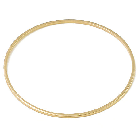 Metal ring parts round round rhodium