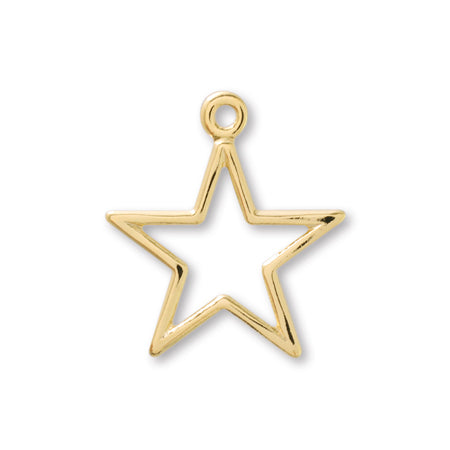 Metal parts No.1 star gold
