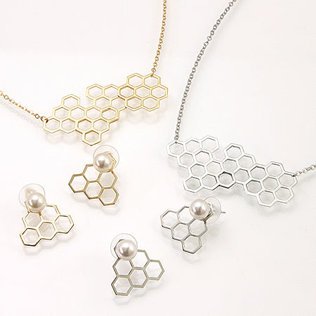 Metalpart: Honeycomb 1 Gold