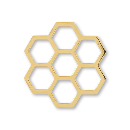 Metal parts honeycomb 2 gold