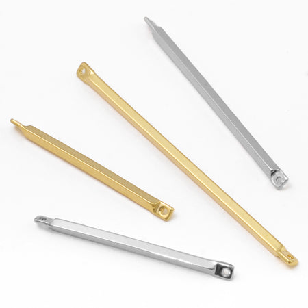 メタルスティック 直角 2カン ロジウムカラー