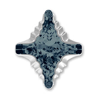 Kiwa Crystal #4927 Graffite/Lt. chrome/F